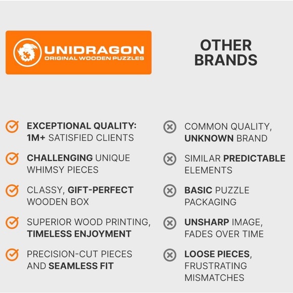 Unidragon Charming Owl Wooden Puzzle King Size 330pcs - Picture 7 of 7